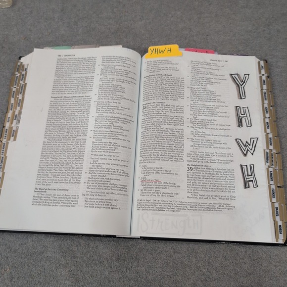 NKJV Holy Bible Zondervan 2014 Hardcover New King James Version Black Journaled - Picture 6 of 7